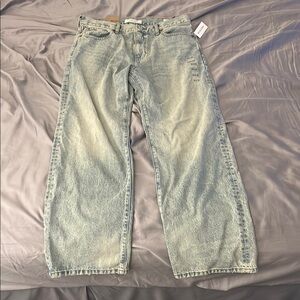 Pacsun Light Blue Indigo Baggy Mid Rise Men's Jeans, 32X32 Brand new with Tags